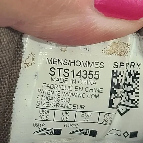 Sperry Sneakers Gray 10.5  - Picture 2 of 8